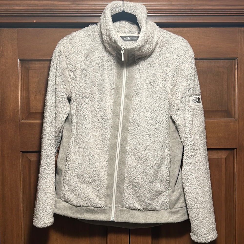 The North Face Furry Fleece full zip jacket women’s small